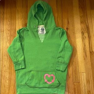 PINK Quarter-sleeve Hoodie